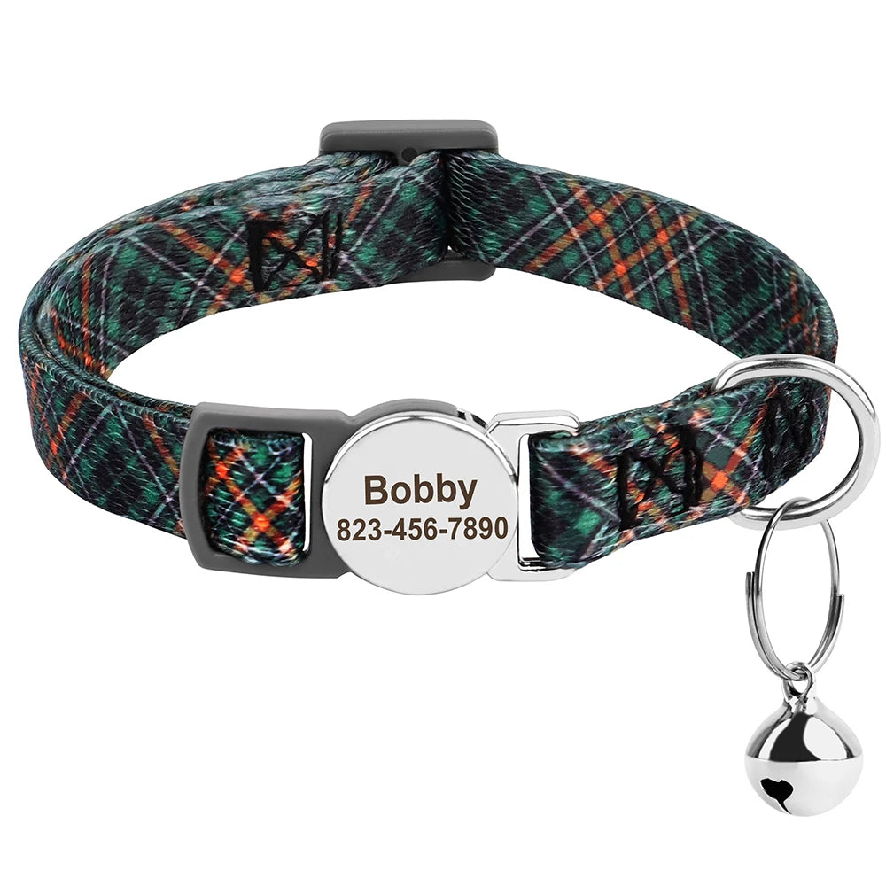 Katzenhalsband personalisierbarpen