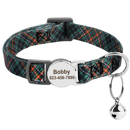 Katzenhalsband personalisierbarpen