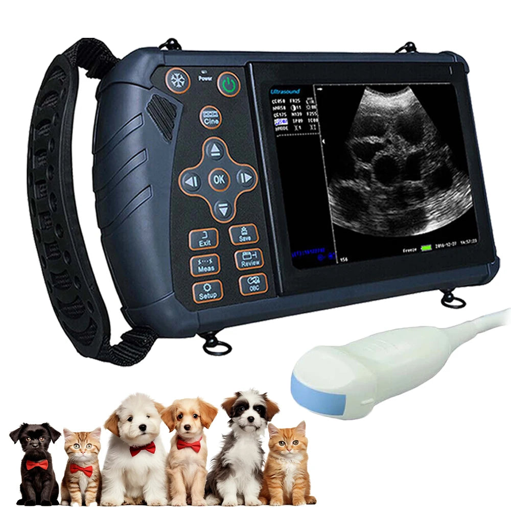 Tragbarer Veterinär-Ultraschallscanner, Tierarzt-Schwangerschaftskontrolle, tragbare Ultra-Maschine, für Schwein, Schaf, Kuh, Pferd, Hund, Katze