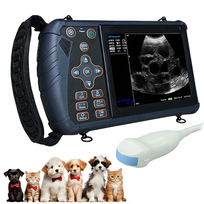 Tragbarer Veterinär-Ultraschallscanner, Tierarzt-Schwangerschaftskontrolle, tragbare Ultra-Maschine, für Schwein, Schaf, Kuh, Pferd, Hund, Katze