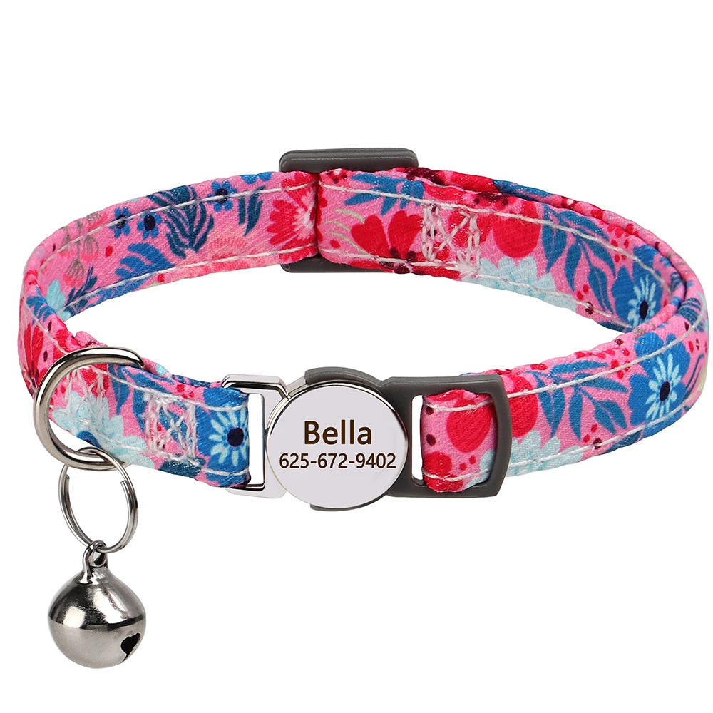 Katzenhalsband personalisierbarpen
