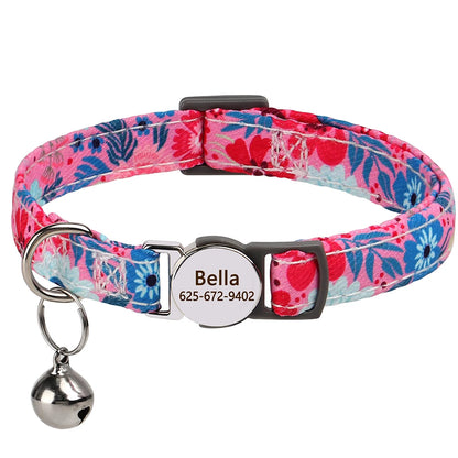 Katzenhalsband personalisierbarpen