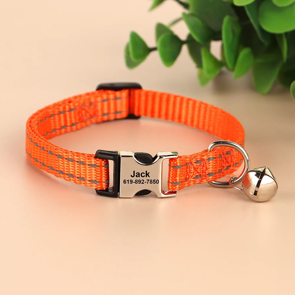 Katzenhalsband personalisierbarpen