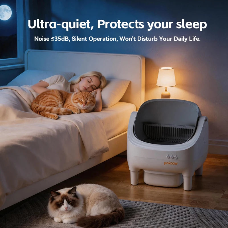 Intelligente Selbstreinigende Automatische Katzentoilette