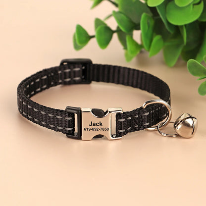 Katzenhalsband personalisierbarpen
