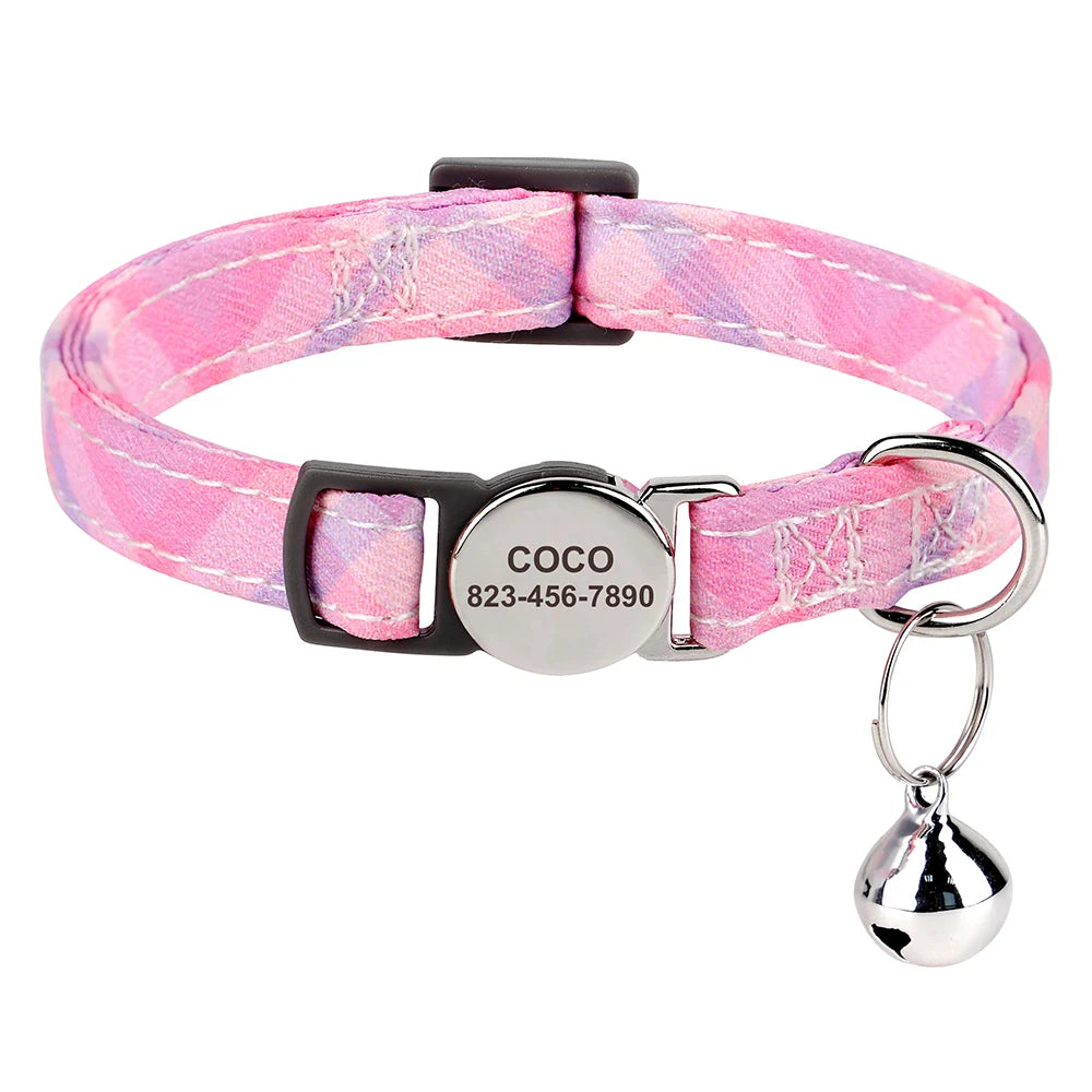 Katzenhalsband personalisierbarpen