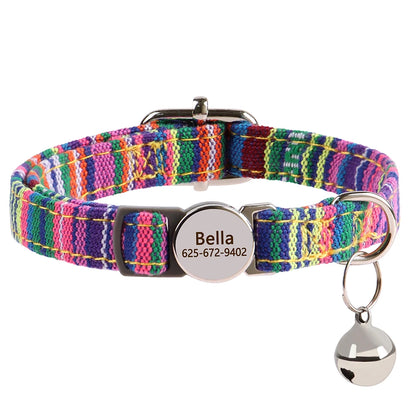 Katzenhalsband personalisierbarpen