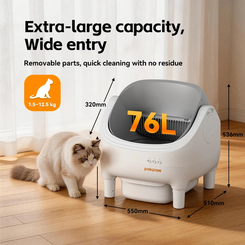 Intelligente Selbstreinigende Automatische Katzentoilette