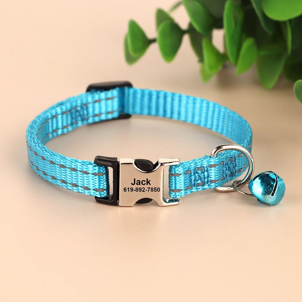 Katzenhalsband personalisierbarpen