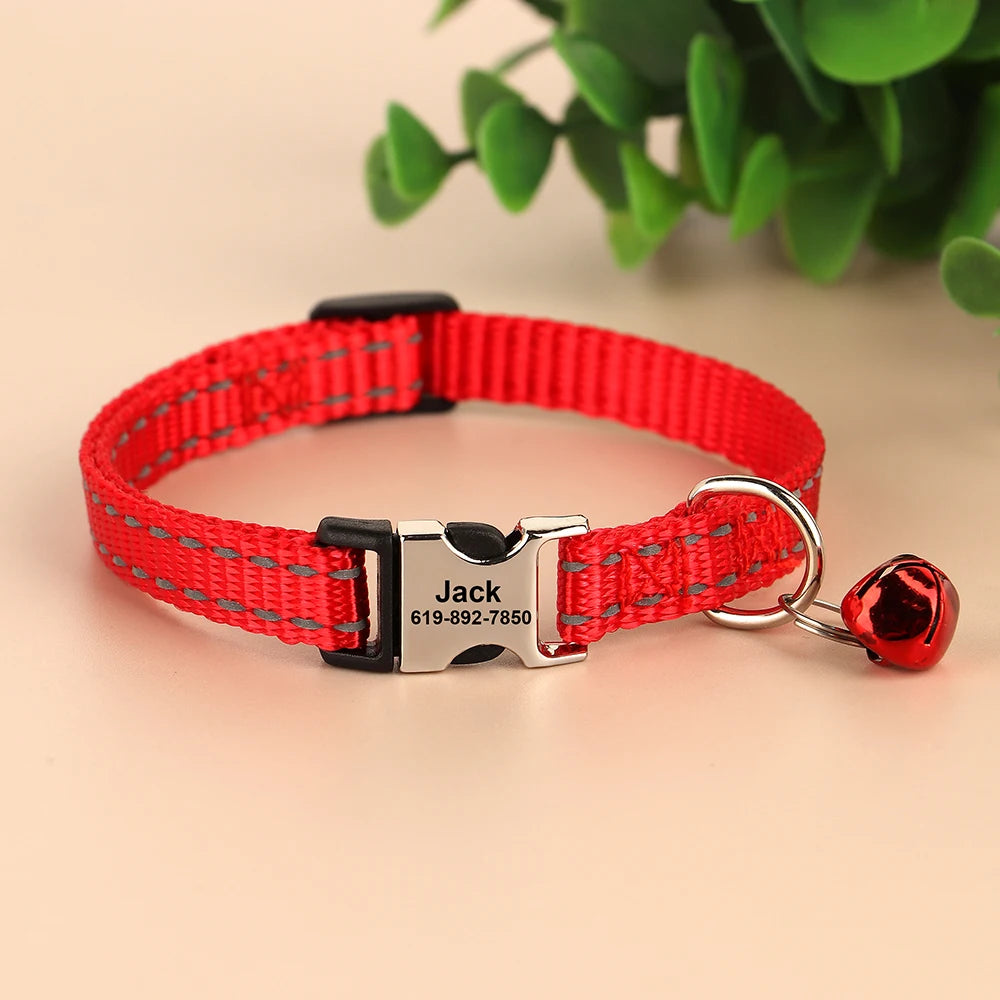 Katzenhalsband personalisierbarpen