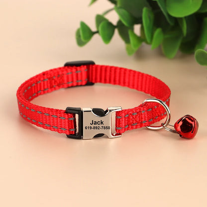 Katzenhalsband personalisierbarpen