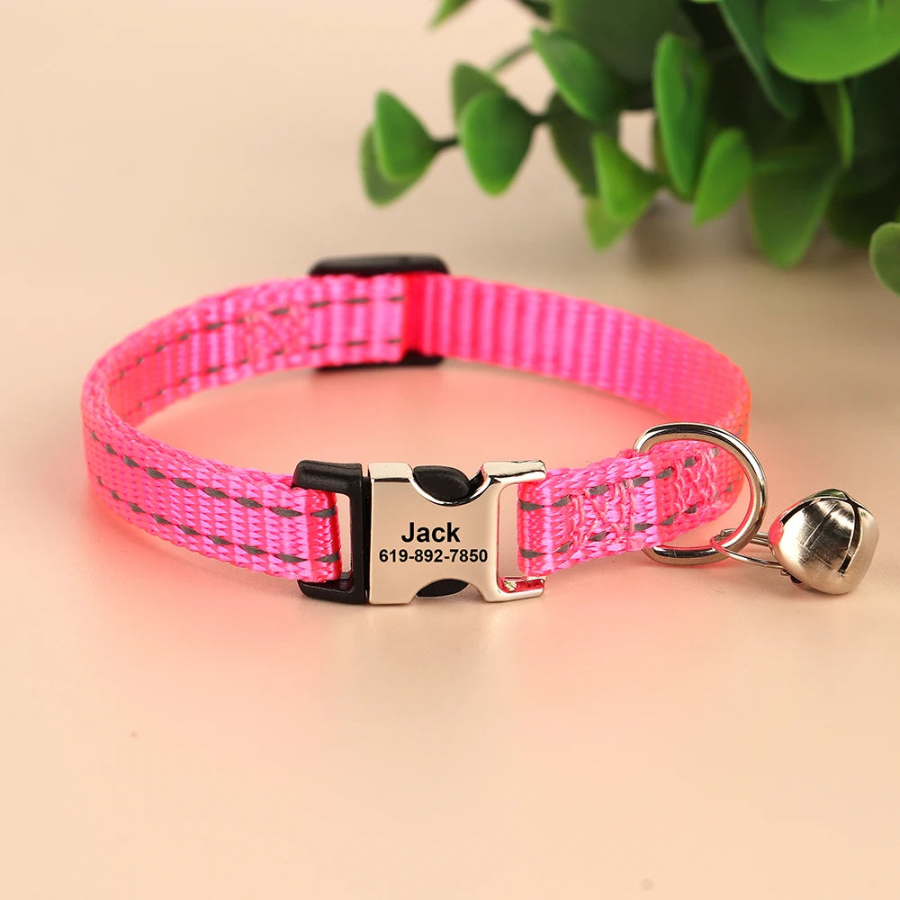 Katzenhalsband personalisierbarpen