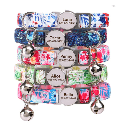 Katzenhalsband personalisierbarpen