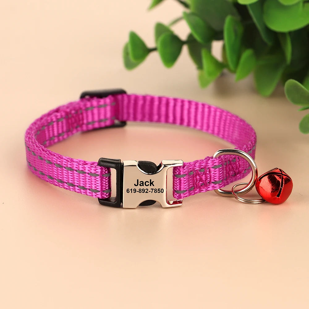 Katzenhalsband personalisierbarpen