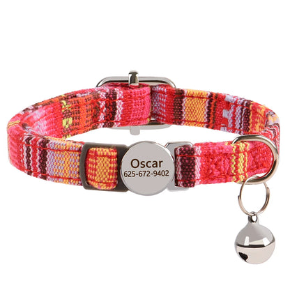 Katzenhalsband personalisierbarpen