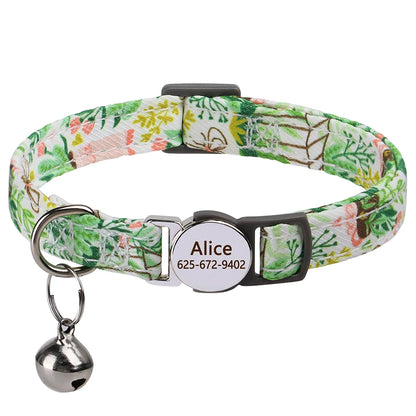 Katzenhalsband personalisierbarpen