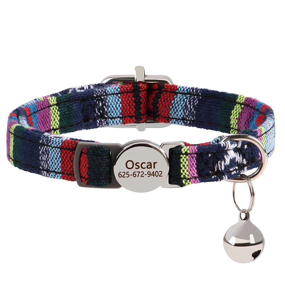 Katzenhalsband personalisierbarpen