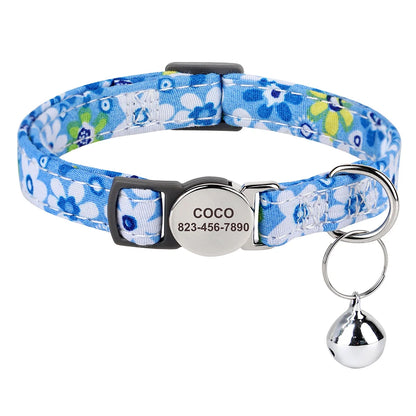 Katzenhalsband personalisierbarpen