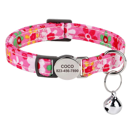 Katzenhalsband personalisierbarpen